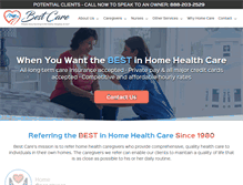 Tablet Screenshot of bestcaresfl.com